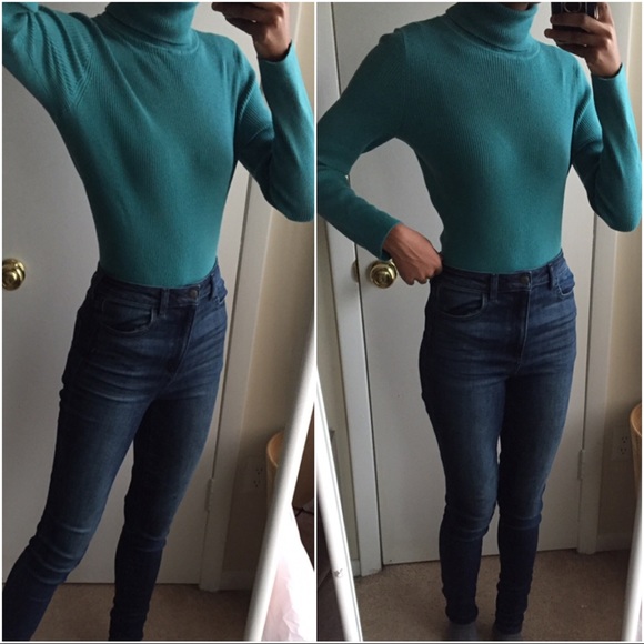 Eddie Bauer Sweaters - • ➳ Eddie Bauer Medina Ribbed Turtleneck Sweater M